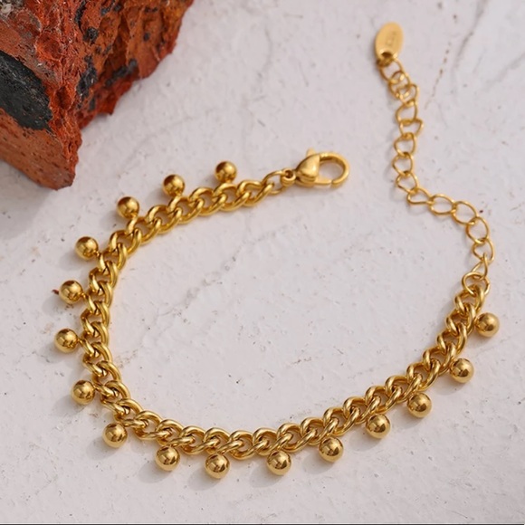 💛Gold plated bead bracelet - Picture 2 of 6